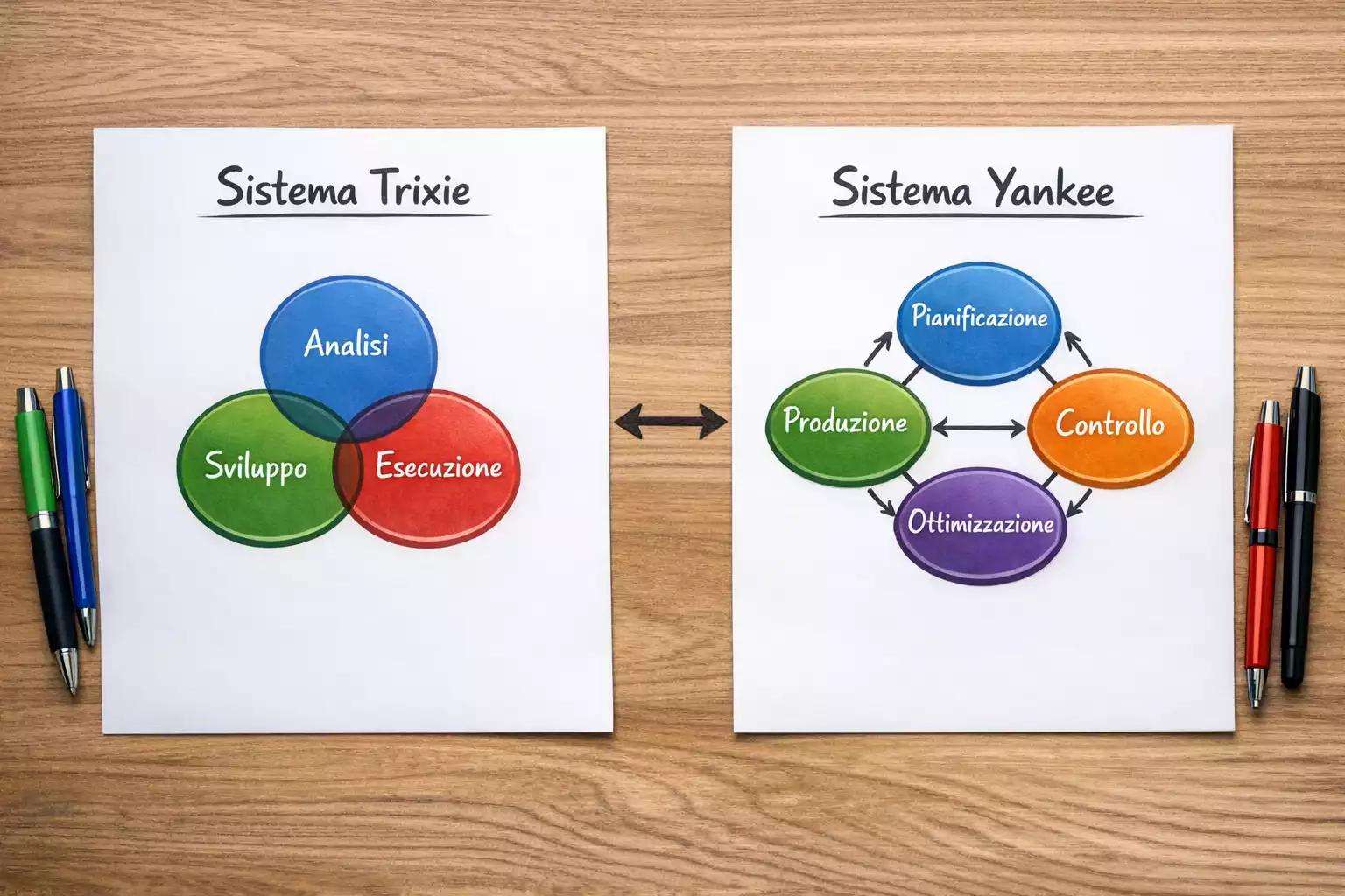 Confronto tra sistema Yankee e Trixie