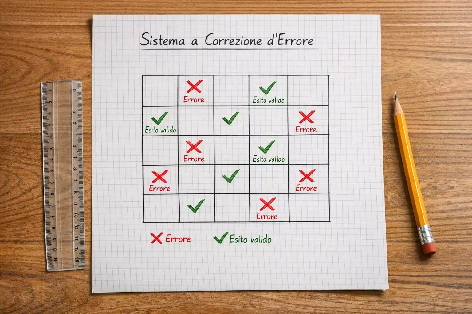 Schema sistema a correzione errore
